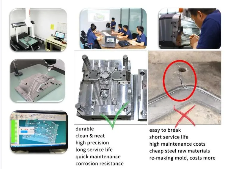 Plastic Injection Mold Design and Molding Service with SGS Certification