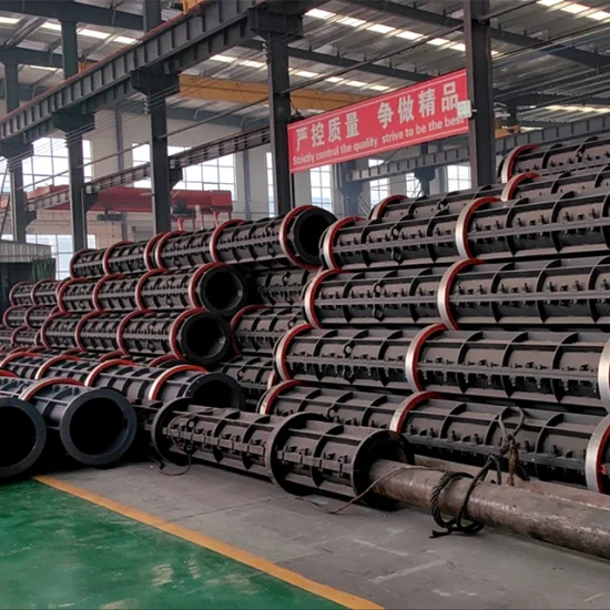 Poteau en béton électrique de projet d'outre-mer de Haiyu faisant l'usine de fabrication de moule de machine