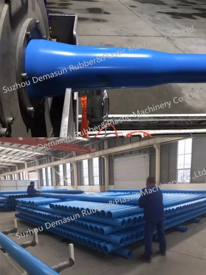 Processus de fabrication de tuyaux en PVC orienté classe 450 Ligne d'extrusion de PVC-O Machine en plastique Machine d'extrusion de tuyaux en PVC-O